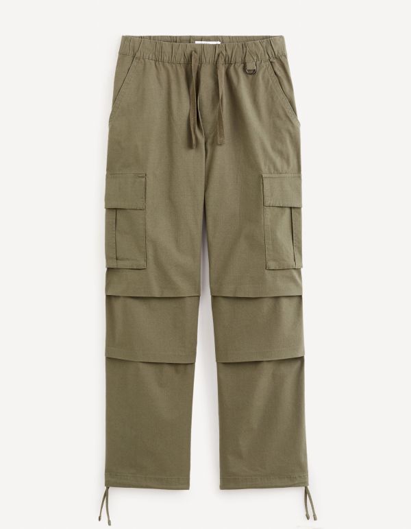 Pantalon cargo - kaki