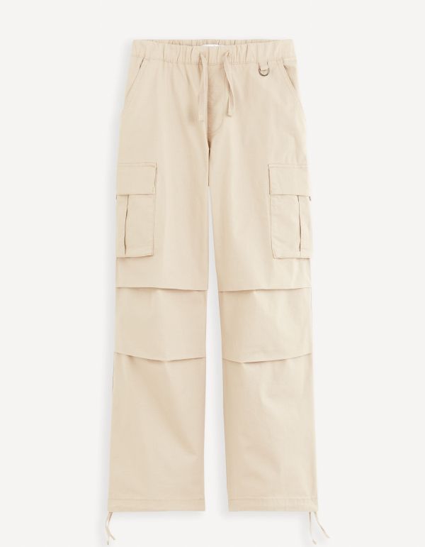 Pantalon cargo - beige