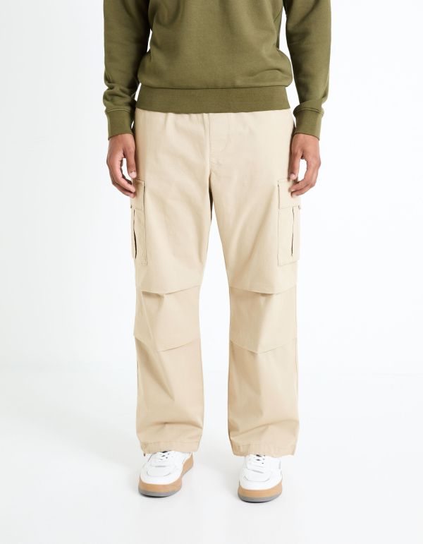 Pantalon cargo - beige