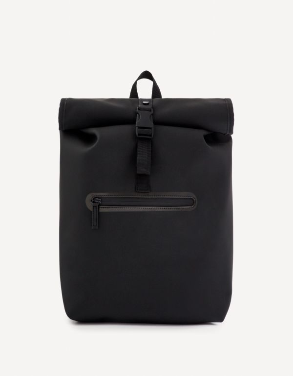 Sac à dos en gomme - noir