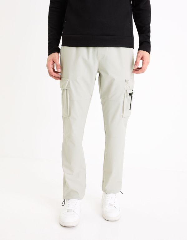 Pantalon cargo - gris