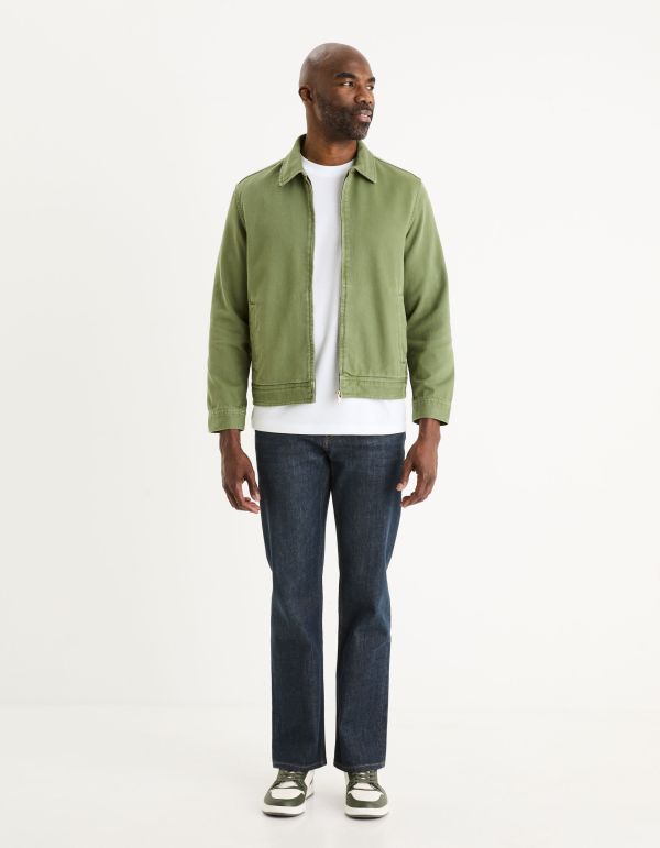 Blouson en coton - kaki