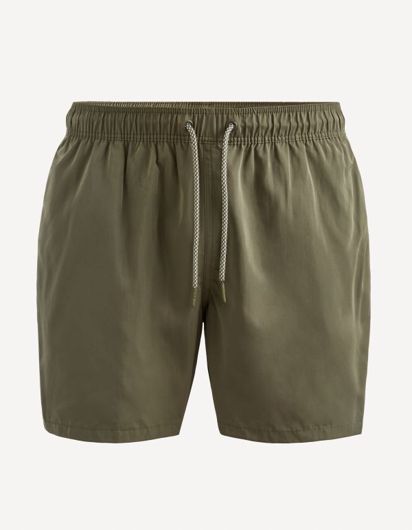 Maillot de bain uni - kaki