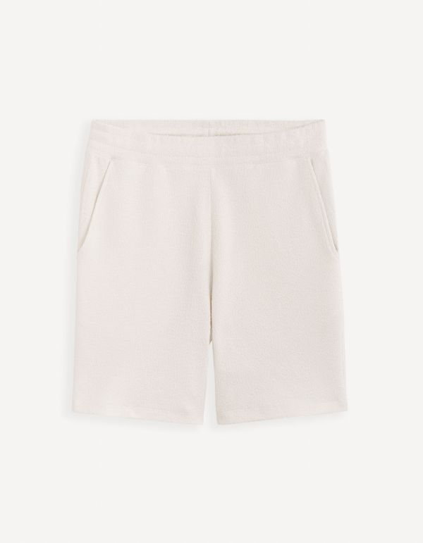 Bermuda jogging - beige