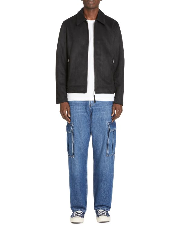 Blouson col chemise - noir