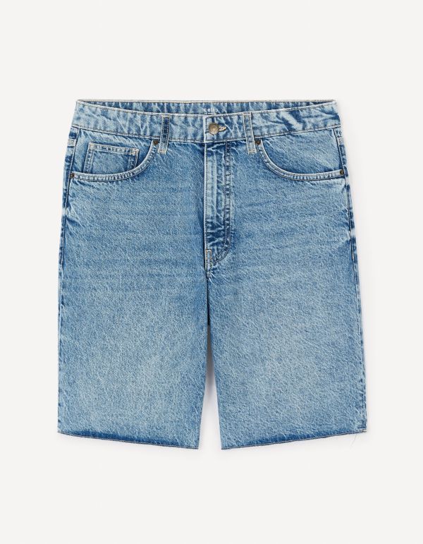 Bermuda en jean - bleu clair