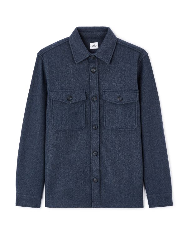 Surchemise overshirt - bleu