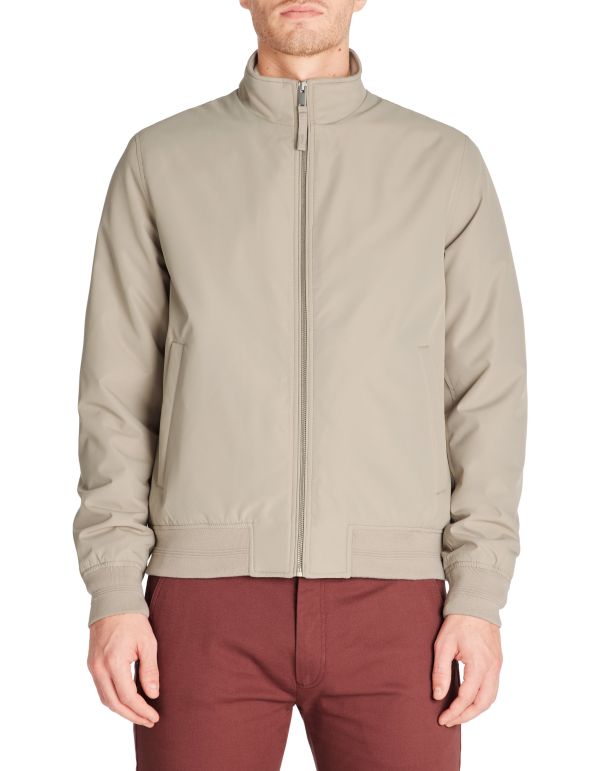 Blouson col montant - beige