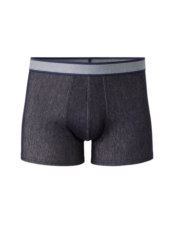 Boxer imitation denim - bleu