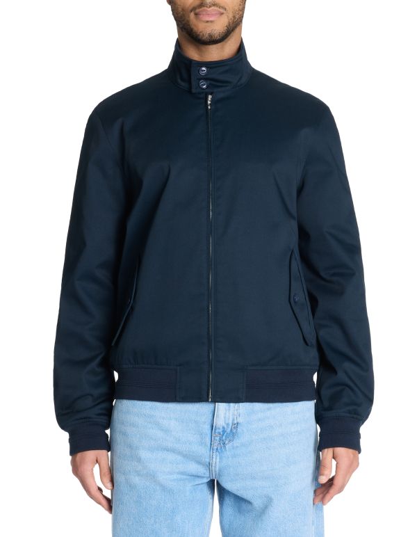 Veste col montant - marine