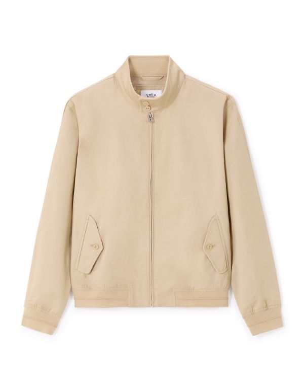 Veste col montant - beige
