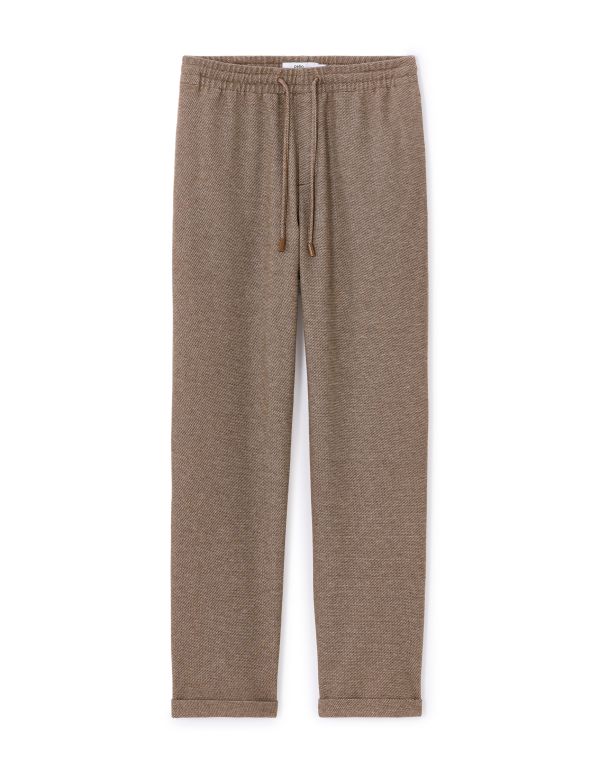 Pantalon 24H slim stretch - marron clair