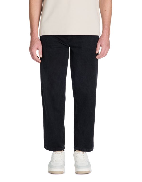 Jean baggy 100% coton c75 - noir