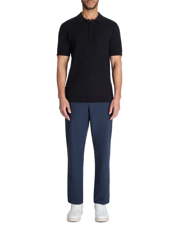 Polo regular 100% coton - noir