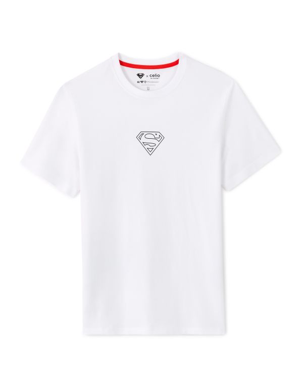 Superman - T-shirt blanc et noir