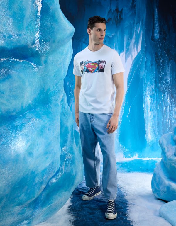 Superman - T-shirt blanc