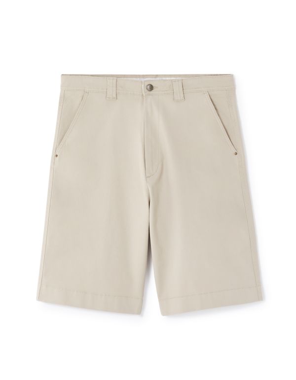Bermuda 100% coton stretch - beige
