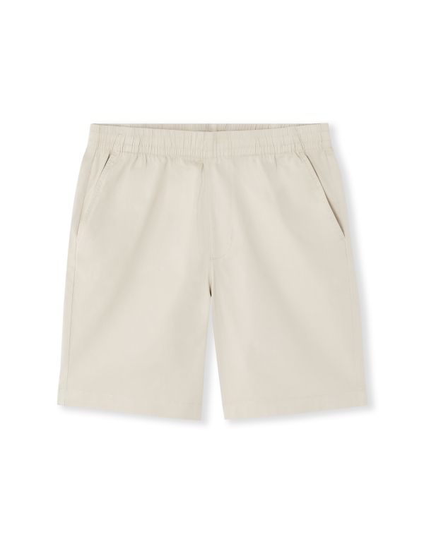 Bermuda 100% coton stretch - beige