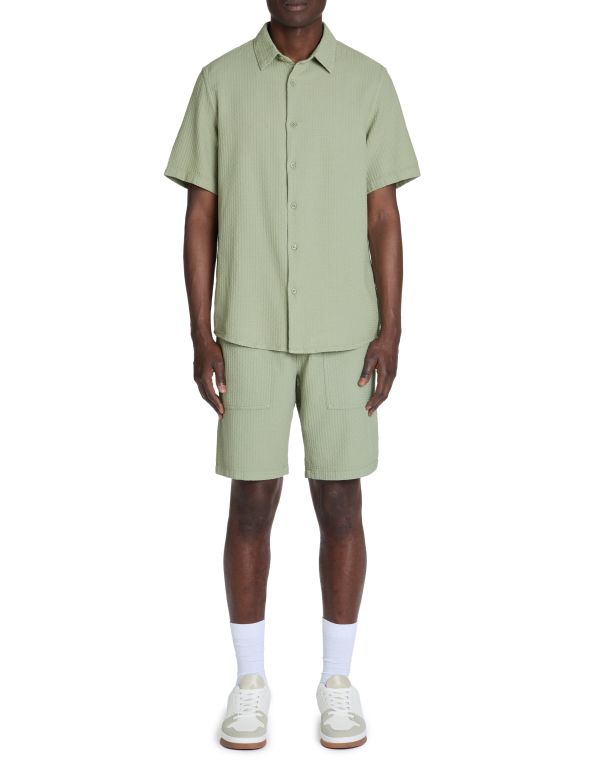 Bermuda 100% coton - vert