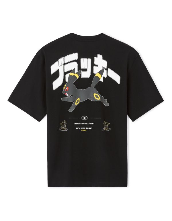 Pokémon - T-shirt noir Noctali