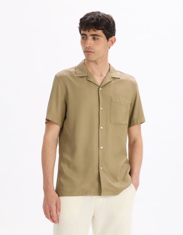 Chemisette regular 100% viscose - beige