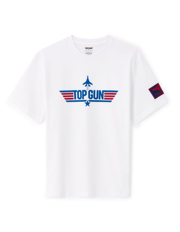 Top Gun - T-shirt blanc