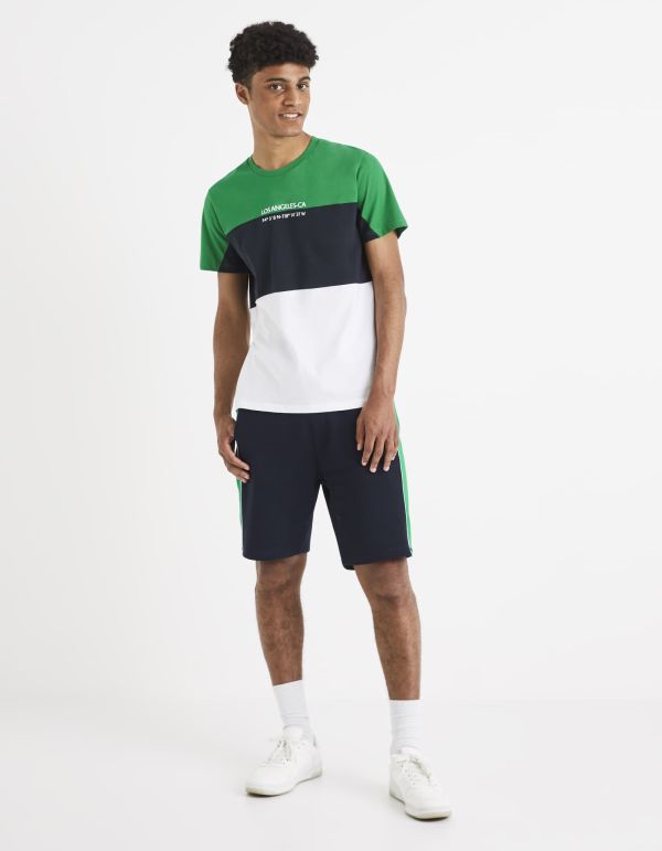 T-shirt col rond 100% coton