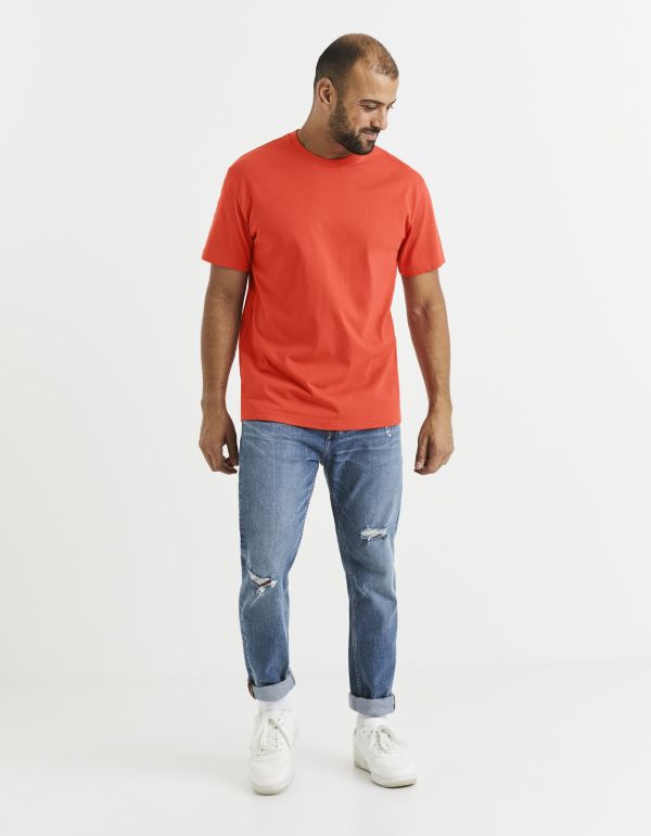 T-shirt parfait col rond 100% coton