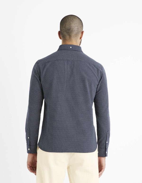 Chemise regular oxford 100% coton - marine
