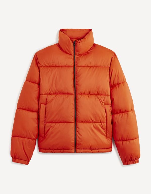 Doudoune col montant - orange