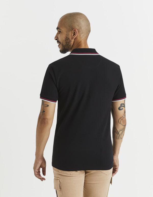 Polo piqué coton majoritaire