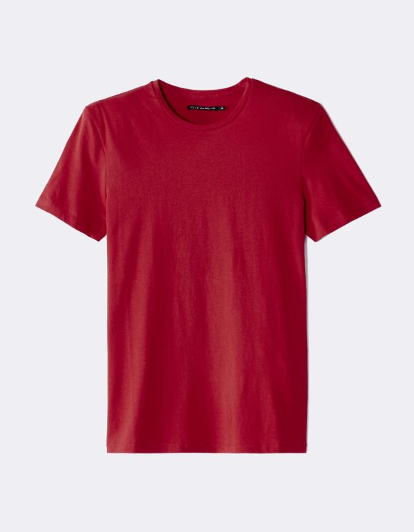 T-shirt slim 100% coton chiné