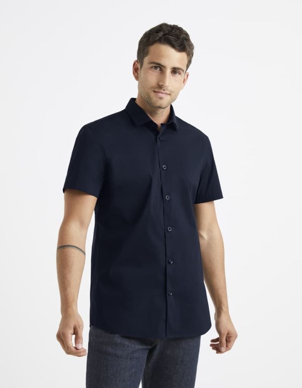 Chemise slim coton majoritaire