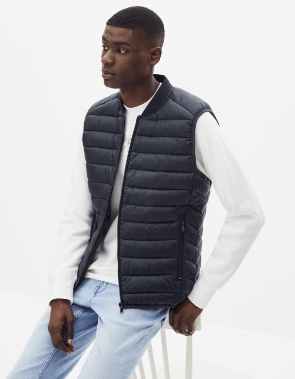 Doudoune light sans manches déperlante