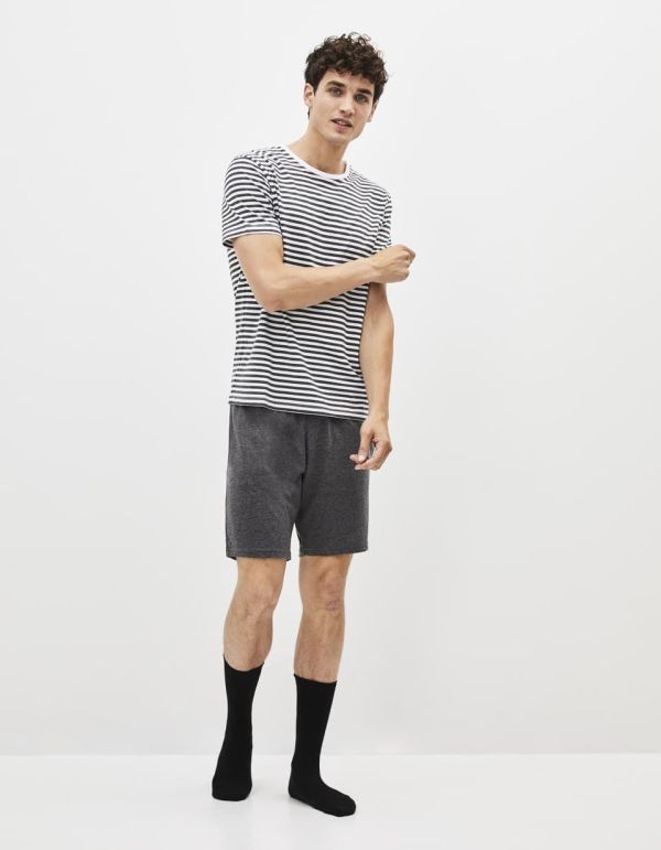 Pyjama manches courtes et short coton