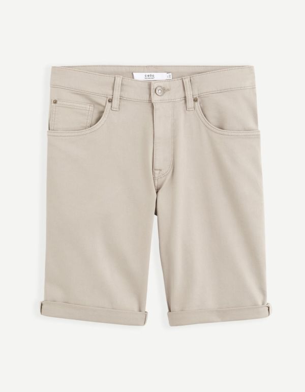 Bermuda coton stretch