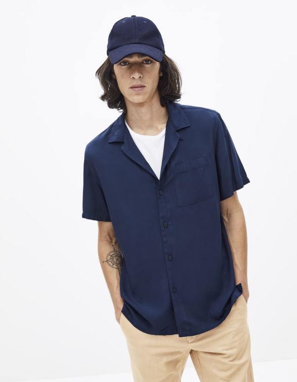 Chemise regular col hawaien