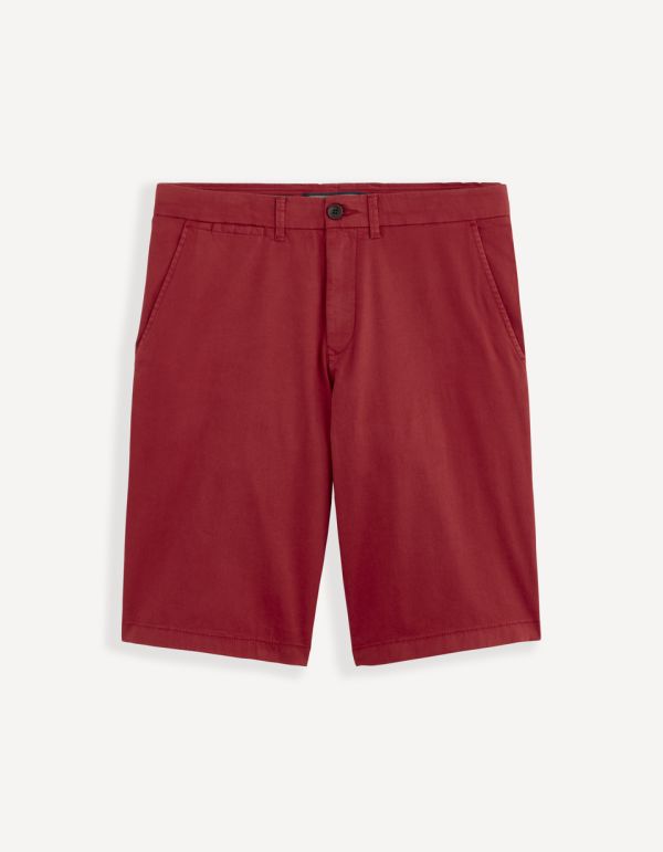Bermuda chino coton stretch