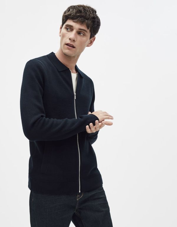 Cardigan col chemise