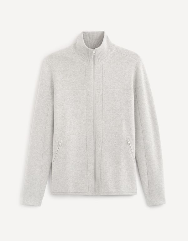 Gilet zippé 100% coton