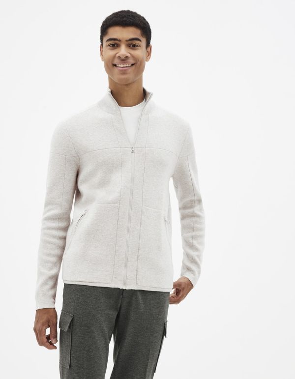 Gilet zippé 100% coton