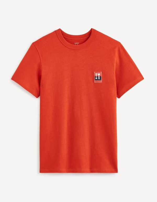 T-shirt col rond 100% coton