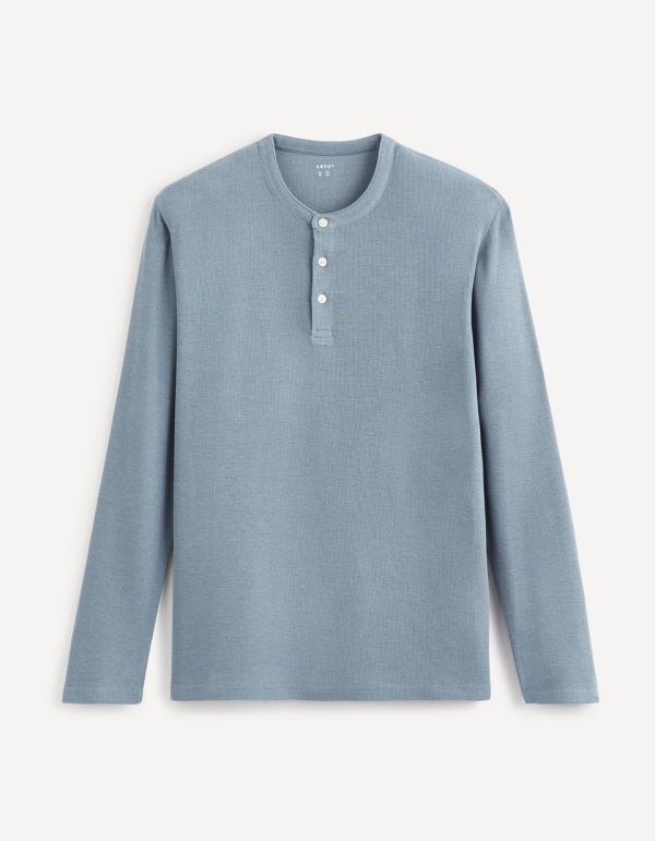 T-shirt col rond coton mélangé