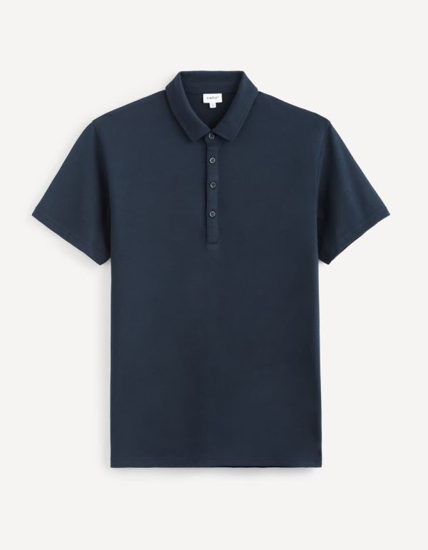 Polo coton mélangé