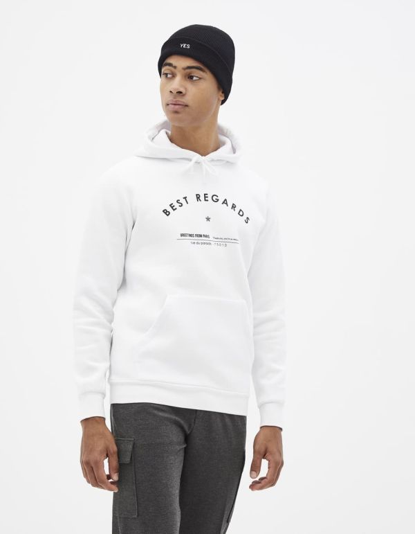 Sweat à capuche 100% coton