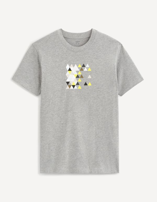 T-shirt col rond 100% coton