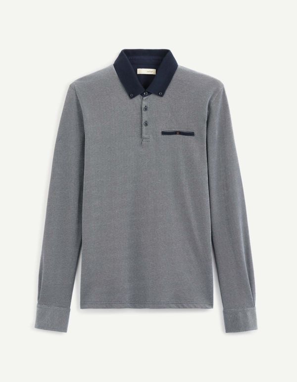 Polo coton mélangé