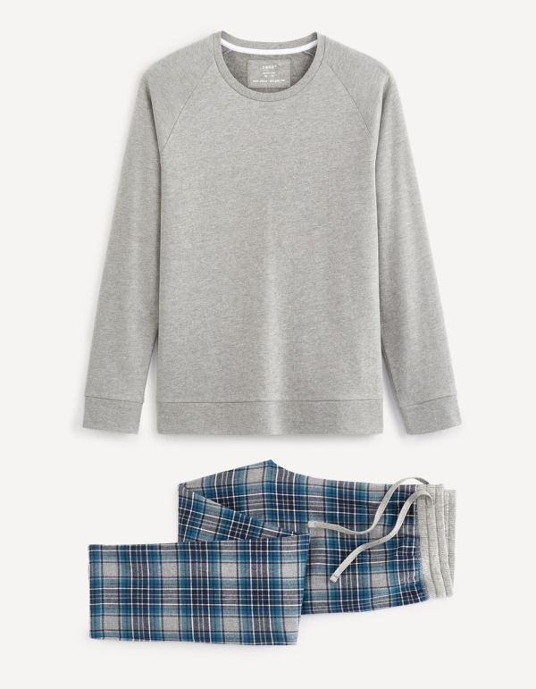 Pyjama sweat et pantalons flannel