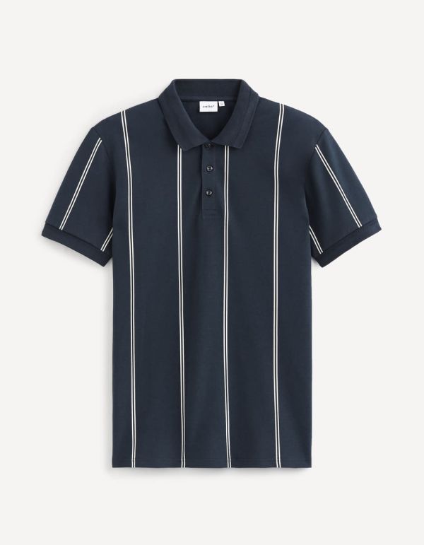 Polo 100% coton rayures