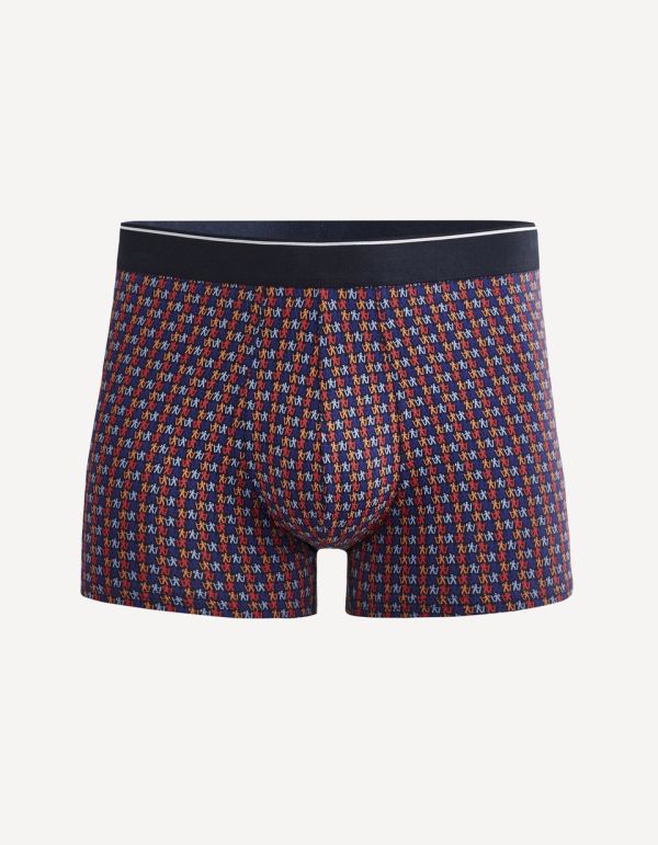 Boxer en coton premium supima imprimé randonneurs